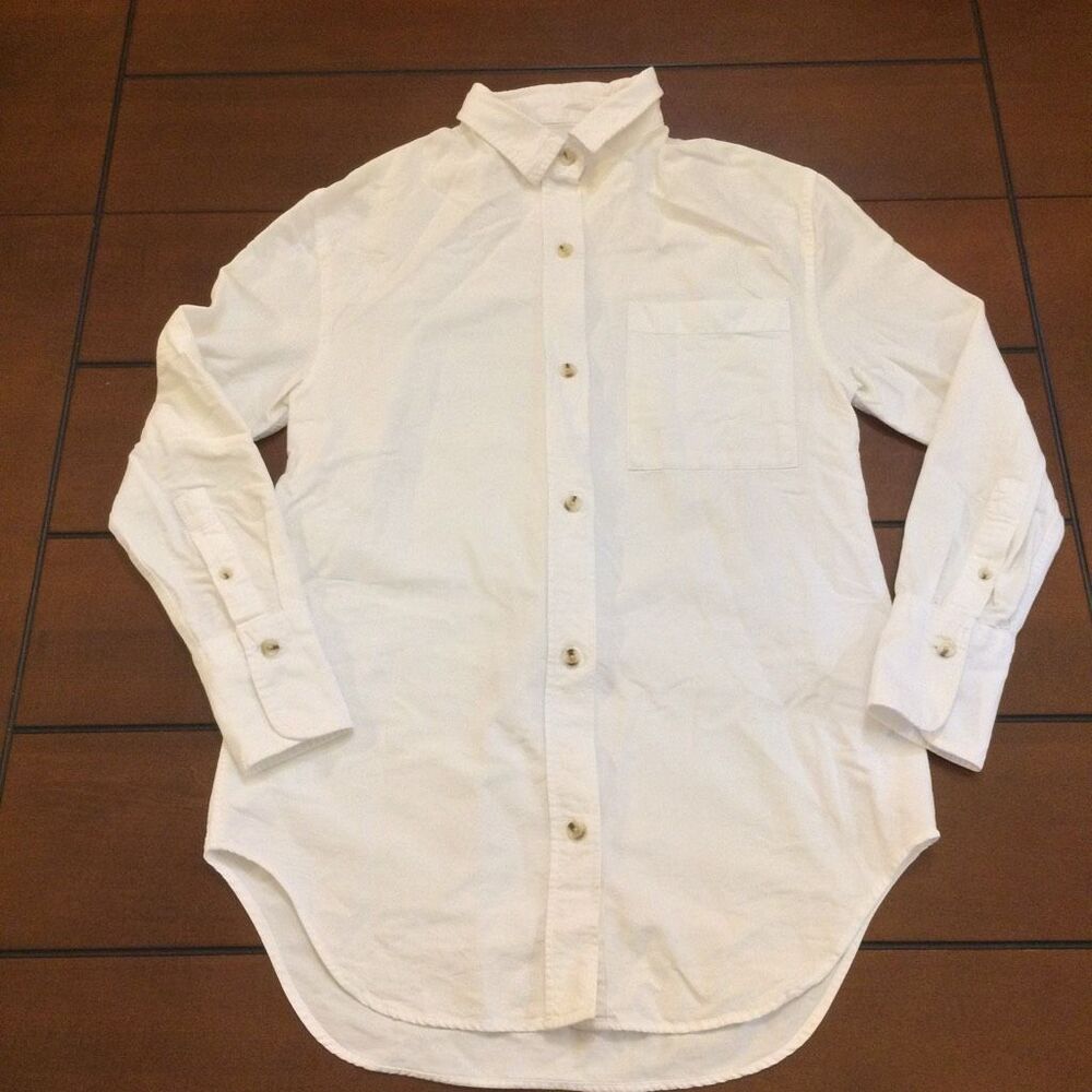 Kotn women’s white button up long sleeve small